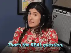 That's the REAL question