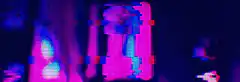 Glitchy neon abstract animation