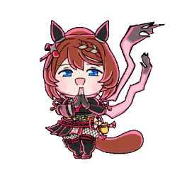 Chibi Kitsune Girl Waving