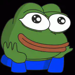 Pepe the Frog with heart eyes