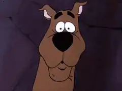 Scooby-Doo surprised face