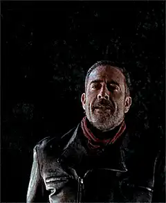 Negan hits himself with Lucille