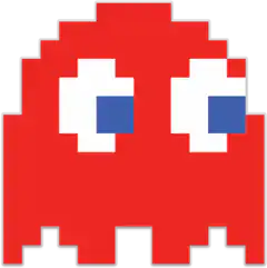 Blinking red pixel ghost