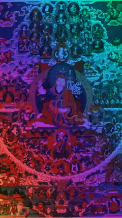 Colorful Thangka Painting Animation