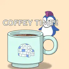 Coffey Time Penguin Coffee Mug