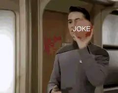 Data slaps Seven of Nine with a joke