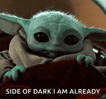 Baby Yoda Side of Dark