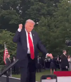Donald Trump fist pump