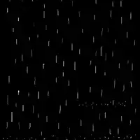 Girl watching rain and lightning