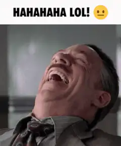 J.K. Simmons laughing then serious