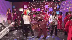 One Direction confetti celebration