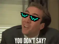 Nicolas Cage You Don't Say Thug Life