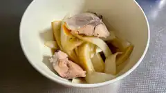 bowl of chicken and potatoes