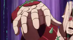 Kaguya releases a giant chakra hand