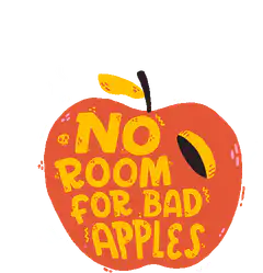 No Room For Bad Apples Worm