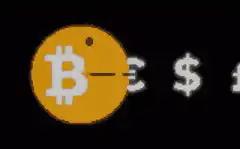 Bitcoin Pac-Man eats currency symbols