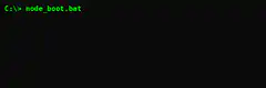 node_boot.bat terminal loading sequence