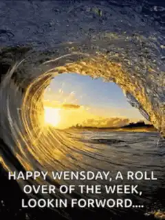 Happy Wensday Wave GIF