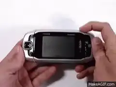 Nokia N95 phone opening