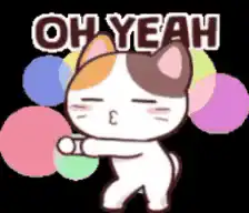 Oh Yeah Dancing Cat