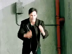 Keanu Reeves intense hand gestures