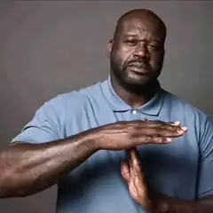 Shaquille O'Neal hand gesture