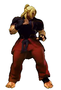 Ken Masters fighting stance