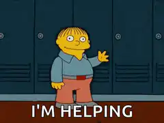 Ralph Wiggum I'm Helping