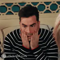 David Rose shocked face