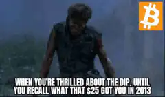 Rick Grimes Bitcoin Dip Meme