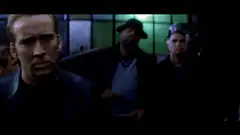 Nicolas Cage doing the finger gun gesture