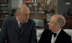 Two men arguing Nein and Doch