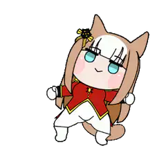 chibi nyanko-sensei dancing