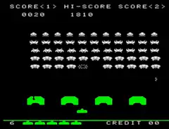 Space Invaders gameplay