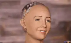 Sophia the robot head
