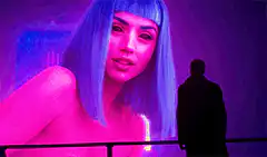 Ana de Armas on giant screen