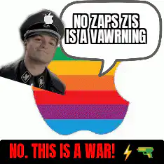 Rainbow Apple Logo Fades to Black