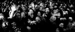 zombie crowd reaching out