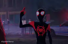 Miles Morales pointing finger