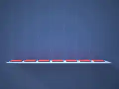 Red bar chart animation