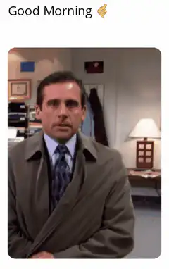 Michael Scott Good Morning