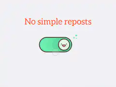 Toggle switch with cute face