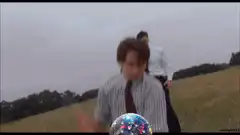 Michael J. Fox hits a disco ball