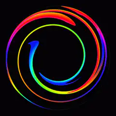 Rainbow spiral animation