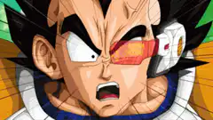 Vegeta with scouter zooming in