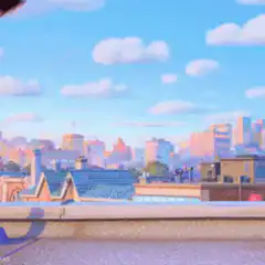 Mei Lee making a funny face