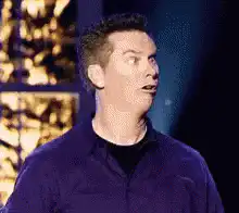 John Travolta confused looking up