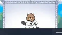beaver karate kick