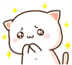 cute cat saying hi