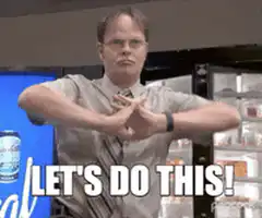 Dwight Schrute Let's Do This